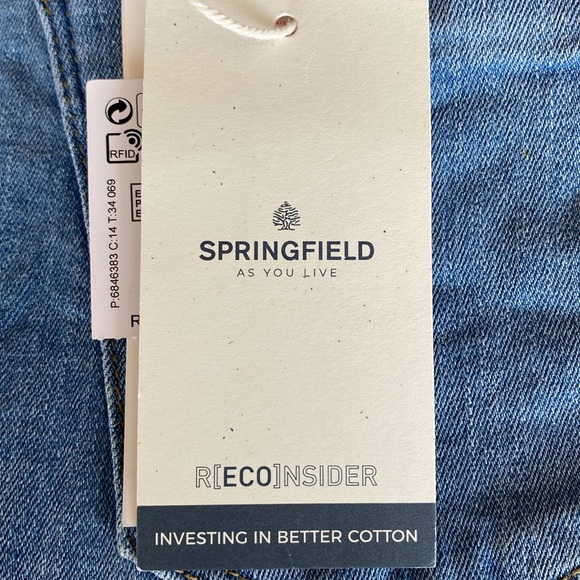 Springfield Slim Cropped Jeans - Picture 12 of 12